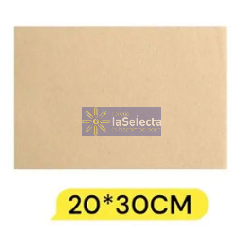 GOMA EVA LISA 20X30 CM 2MM BEIGE IMPORTADO